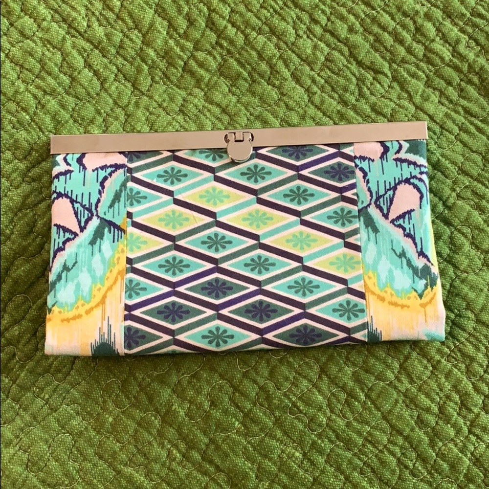 Beautiful handmade wallet billfold clutch